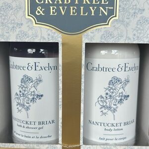 Crabtree & Evelyn Nantucket Briar Bath & Body Set - Blue and White
